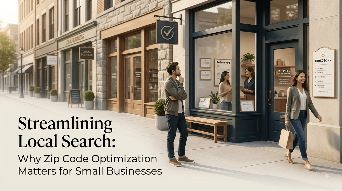 Streamlining Local Search: Why Zip Code Optimization Matters for Small Businesses
